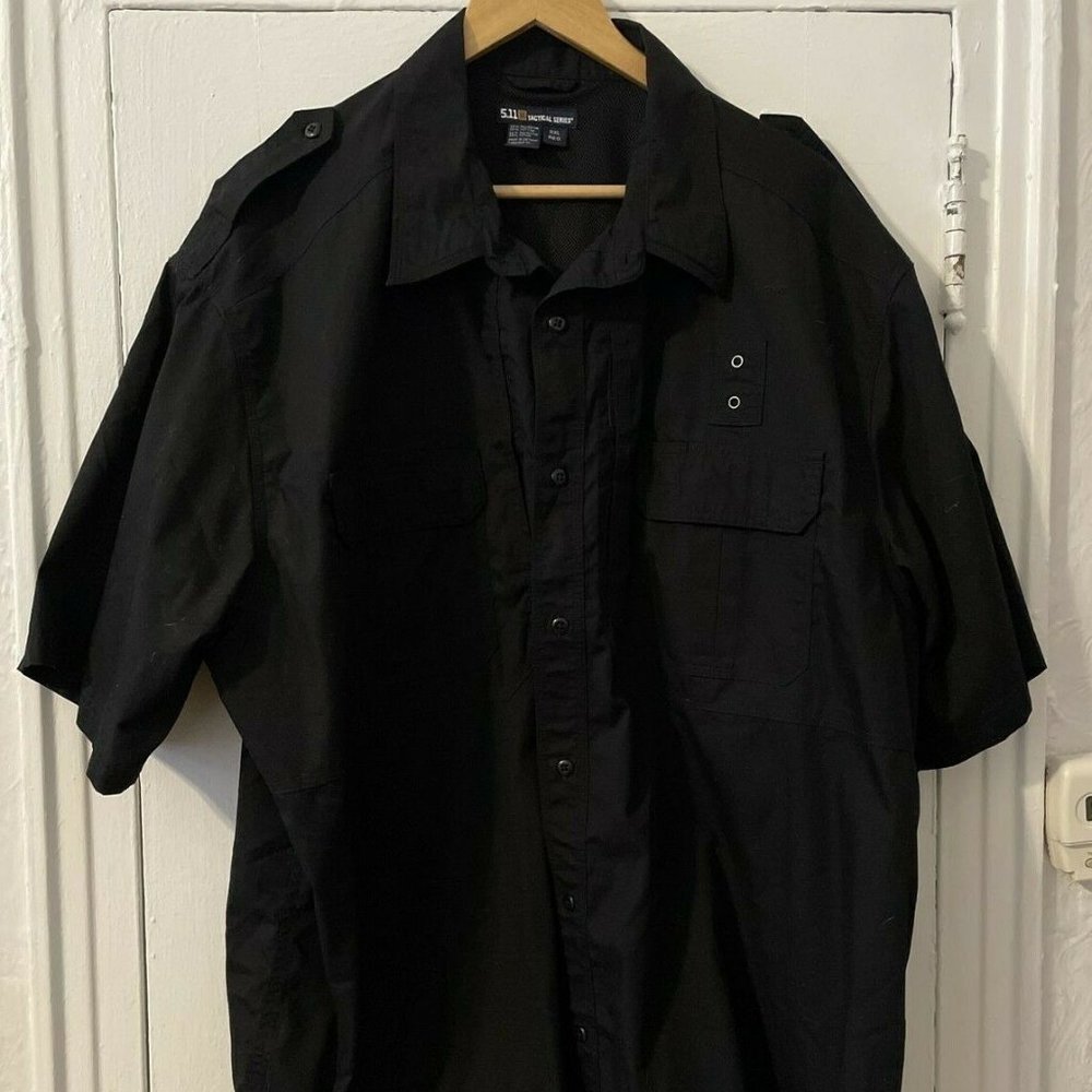 Men's Tactical Series 3XL Short Sleeve Button Down